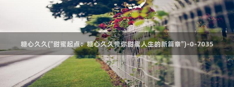 糖 vlog：糖心久久(\